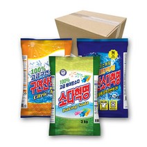 소다혁명3kg+과탄산소다혁명2.7.kg+구연산혁명2.5kg 선물세트