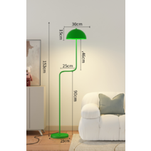 헤이즈스튜디오 장스탠드 이케아 머쉬룸 루이스폴센 활장 플로어스탠드, 그린 12W 웜톤