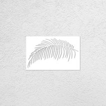 스텐실도안 벽 장식용 30cm 70cm 대형 가구 템플릿 그림 잠금 페인트 만다라 잎 열대 여름 정글 s047, 30cmx18cm