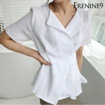 프리나인 핀턱랩스타일블라우스FB11355A