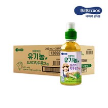 [베베쿡] 처음먹는 유기농 도라지작두콩차 1박스 (200ml x 24개), 상세 설명 참조