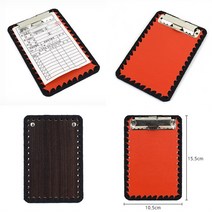 베스트몰 포스빌지 가죽클립보드 종이받침대 영수증철 빌지패드 (8079957)