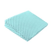 침대용 웨지 베개 사이드 슬리핑 쿠션 안티 스핏 수면 웨지, 46x37x36x9cm, 플러시 천, 청록색