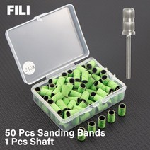 네일 샌딩 밴드 FILI 240 #180 # 네일 드릴 용 샌딩 밴드 UV 젤 아크릴 리무버 매니큐어 페디큐어 연마 비, 09 Green 240 Grit
