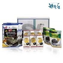 해울림 광천김 선물세트 전장구이김 도시락김 재래김 식탁김 마른김 돌김자반 돌자반볶음 도시락 반찬 선물 답례용 국내산 1호, 김선물세트x13봉2set