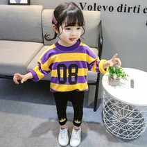 리나베베 라운드 08 스트라이프 크라운 바지 상하세트