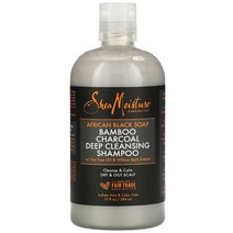 SheaMoisture 아프리칸 블랙 비누 딥 클리닝 샴푸 헬퍼 건성 지성 384ml, 상품
