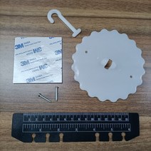 면이너텐트 난방텐트 모기장 옷걸이 액세서리 벽 부착 후크 설치 3M 접착 테이프 다기능 플라스틱 훅 나사, [02] 2 sets, [01] Accessories