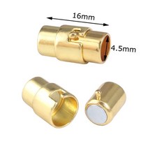 악세사리 부자재 목걸이 팔찌 만들기 가죽 강한 자석 걸쇠 DIY 보석, 27. (4.5x16mm) 5set