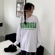 타니즈 제토 프린팅 긴팔 티셔츠