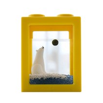 세남자바스켓 국산 마리모 키우기 4구 북극의꿈 DIY 블럭 세트, 북극곰+4구블럭(멜란지옐로우)