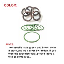 10pcs FKM 씰 링 개스킷 CS 2.5mm 불소 고무 와셔 외경 7mm ~ 50mm 내마모성 연료 오존 오링, 33 39x34x2.5mm_01 Random color