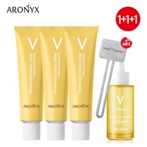 아로닉스 비타민 브라이트닝 크림 50mlx3+앰플+링거, 상세설명 참조, 없음