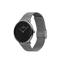 노드그린 스칸디나비아 디자인 시계 아날로그 쿼츠 Anthracite 블랙 스트랩 Model: 네이티브