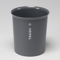 창신리빙 트래쉬 오픈 휴지통 5L, 그레이