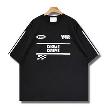 오버핏 빅사이즈 스트릿 반팔 티셔츠