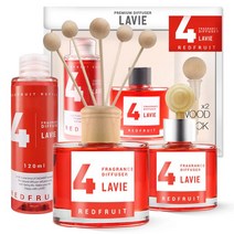 허브타임 라비에 레드프룻 디퓨저 차량용 방향제 기획전, 라비에 디퓨저 리필 120ml 리필액 15.일랑일랑