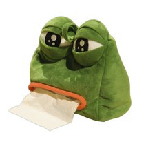 슬픈개구리 티슈케이스 인테리어 소품샵 장식소품 티슈커버 휴지 pepe sad frog 정품