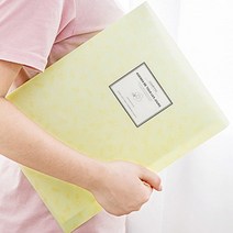 악보꽂이 클리어파일 A4화일 20장 꽃무늬표지, 색상, 그린