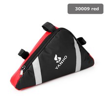 자전거캐링백 자전거캐리어가방 자전거짐받이가방 로드자전거가방 multifuction 전면 프레임 안장 프레임 mtb 삼각형, 30009 레드