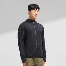 FANKE 여름낚시복 UPF50+ 바람막이 자외선 차단복 냉감 잠옷 여자 여름 자외선 남녀 공용, 남성-블랙, XXL