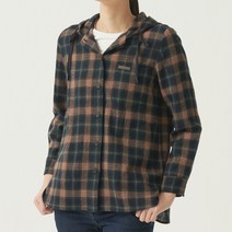 올리비아로렌 아우터형 체크 블라우스 VVC NLXF8361 NA