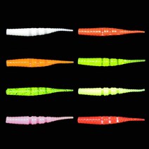 엘리게이터 베이트 폴라리스 1.6인치 웜 볼락 전갱이 송어 루어, P47(축광)