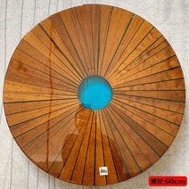 우드슬랩 수지 레진 카페 자작나무 우드슬랩테이블 테이블 우드슬랩식탁 에폭시레진 레진테이블 하천 차 탁자 실목 소형 주택 경사 현대 심플 2021 신형 왕홍화 몇 거실 창문, 짙은 갈색 현물 작은 원탁 442호