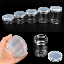 플라스틱원통 슬라임통 원통용기 플라스틱보관용기, 7cm - 200ml