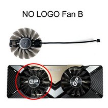 오리지널 88MM GA92S2H RTX 2080 Ti GPU 팬 라디에이터 어셈블리 Palit RTX 2080 Ti 게이밍 프로 OC 그래픽 카드 냉각 팬 466522, NO logo Fan B