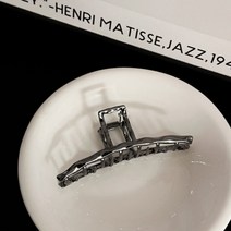 긴머리집게핀 대형 그랩 클립 헤어용 집게 상어 모자 14cm 큰 헤어핀 메탈 헤어 액세서리