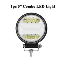 AULOOX-4 인치 오프로드 자동차 SUV 4x4 트랙터 지게차 수확기 LED 작업 지붕 탑 라이트 ATV 4WD UTV 지프 포드 픽업 트럭, 1pc 4inch Light_해외배송