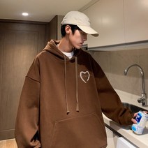빅사이즈 남성 명품 후드티 NEW 럭셔리 남자 남방 스웨터 핸드메이드 긴팔 큰옷 큰사이즈 상의 198