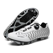 입문용 클릿슈즈 실내 자전거 신발 MTB 슈즈 평폐달 스피닝 사이클 와이드 라이더, cs010-마운틴-화이트