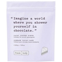 프랭크바디 카카오 커피 스크럽 200g Frank Body Cacao Coffee Scrub, 1팩