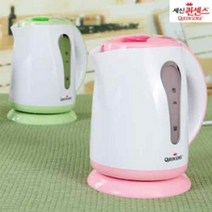퀸센스 [규촌키친] 세신 무선 포트 1L QS-1000 블루 핑크 스테인리스포트 (가정용포트 사무실포트 커피포트 분유포트 ), QS-1000 핑크