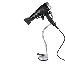 Keenso Hair Dryer Stand 360 Degree Rotating Lazy Hair Dryer Stand Hand Free with Heavy Base Hands-