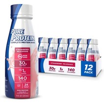 퓨어프로틴 프로틴 셰이크 스트로베리 크림, 325ml, 12개입