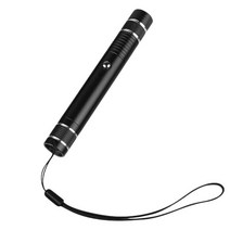 별지시기 고출력 고양이 빨간 체이서 장난감 USB 충전식 대화형 프레젠테이션 교실 교육용 원격 클릭 펜, [01] Black