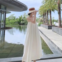 Baiwife 바닷가 리조트 비치 스커트 여자 여행 원