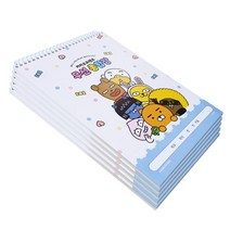 카카오프렌즈 무선종합장 5권세트 /도화지 스케치북