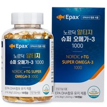 EPAX 노르딕 알티지 rtg 슈퍼 오메가-3 1000 216.36g, 2개, 180캡슐