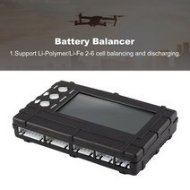 적산계 3in1 배터리 밸런서 lipolife 2-6s 밸런싱 방전기 전압계 테스터 lcd 스크린 레지스터 rc 모델 용 jst 커넥터, 없음, 한개옵션0