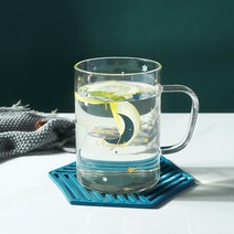 유리컵프린트 빨대 휴대용물통 무드 과일주스 가슴 티 있음 뚜껑 물을마시다 큐트 내열 별 에어 2815288268