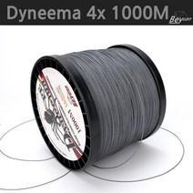 무한비투 BEYUAN 다이니마 4합사 1000M 합사줄 낚시줄, 그레이 1.5호(1000M)