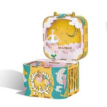 아트박스/아디코 [adico]DIY 미니어처 뮤직박스 - 발레리나, 본품