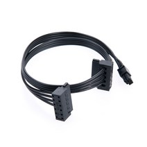 Coms SATA 전원 케이블 SATA(M) 꺾임 ATX Mini 4P(Lenovo 메인보드전용) 45cm, 1개