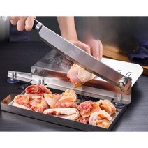 육절기 가정용 후지 냉동 닭뼈 골절기 절단기 슬라이서, 27 cm+탈착식 두께 조절