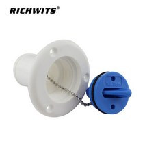 캠핑카 액세서리 부품 2020 새로운 물 탱크 커버 RV 캐러밴 물 입구 38mm 물, 38mm 흰색