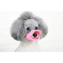 안전한 오픈형 반려견입마개 개짖음방지 강아지입질교육 강아지입마개 S M L사이즈, 옐로우, L